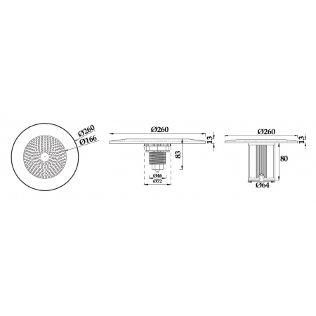 Lampa basenowa LED PHJ-FC-SS260-1.5  12 / 18 Watt, dowolny kolor+ RGB